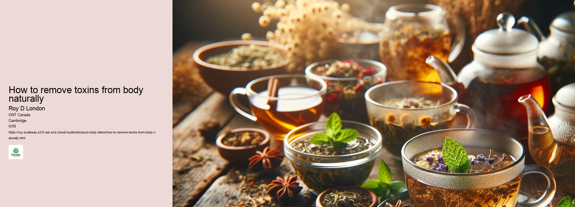 How to remove toxins from body naturally
